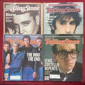Rolling Stone Magazine Set No.355, 364, 377, 382 • Elvis Presley • Costello